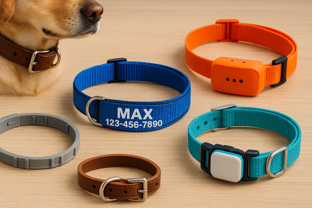 collier chien : les différents types de collier en 2025