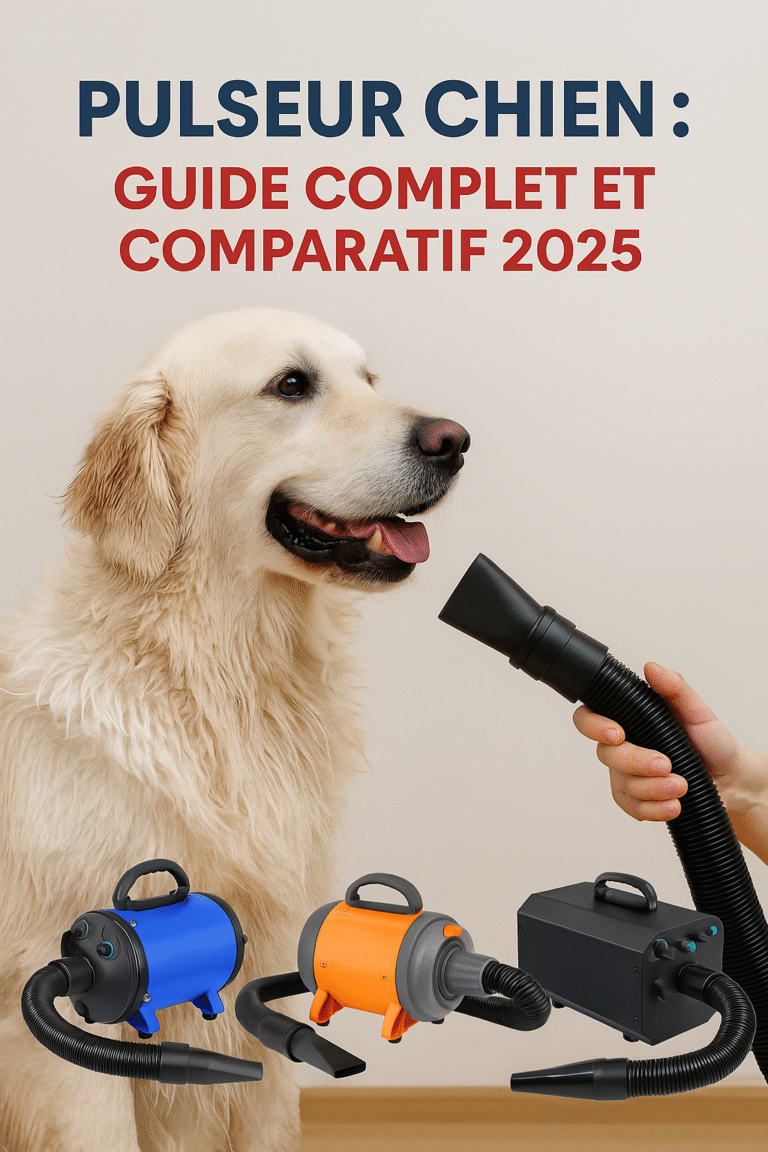 illustration de pulseur chien guide et comparatif