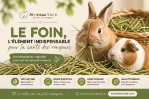 Foin pour rongeur