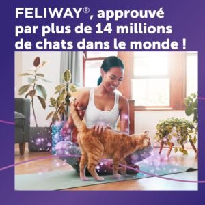 spray phéromones chat FELIWAY Classic approuvé par des millions de chats pour améliorer le bien-être du chat