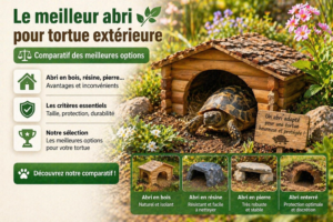 meilleur abri pour tortue extérieure comparatif avec abris en bois résine pierre et protection idéale pour tortue en extérieur