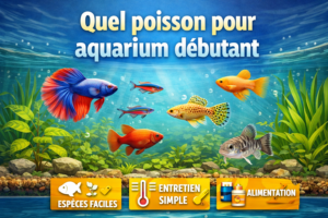 quel poisson pour aquarium débutant avec différentes espèces faciles à maintenir en aquarium eau douce