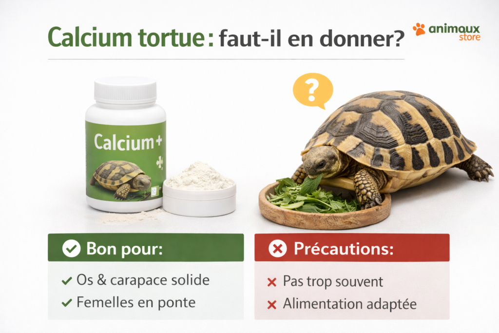 Calcium tortue